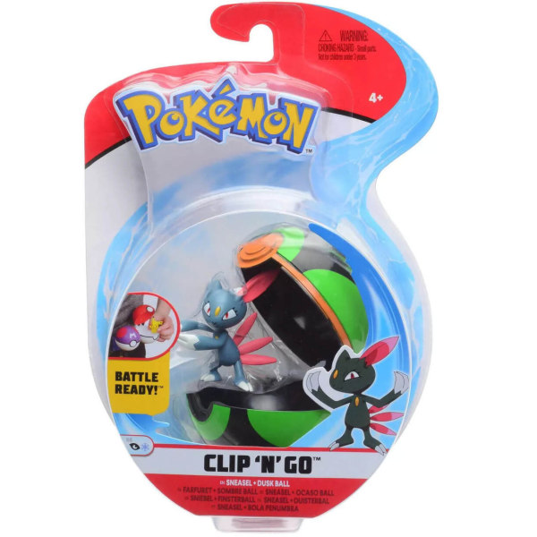 Pokemon Clip N Go Sneasel + Dusk Ball