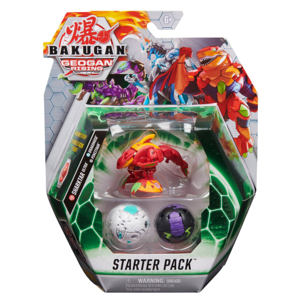 Bakugan Geogan Rising Starter pack 3-Pack Sharktar