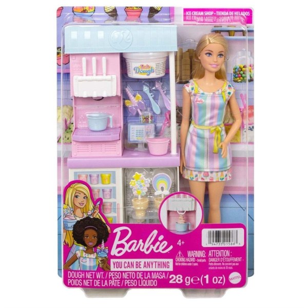 Barbie Ice Cream Shopkeeper lekesett