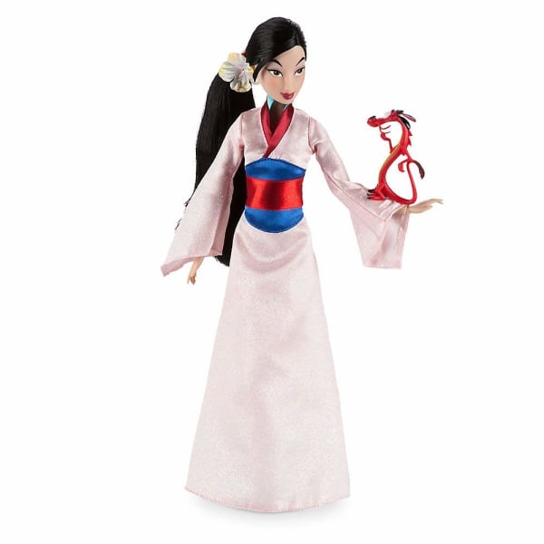Disney Prinsesse Mulan Dukke med Mushu Figur