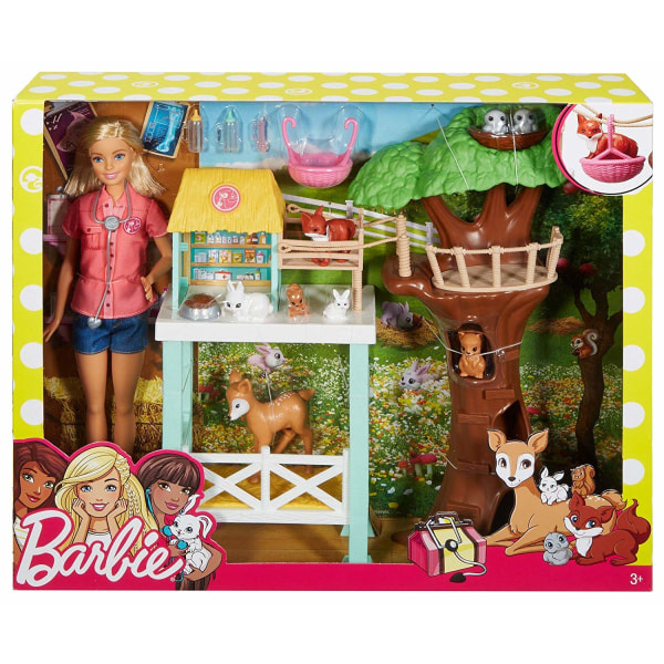 Barbie Animal Rescuer Doll &amp; Playset