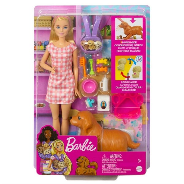 Barbie nyfødte valper