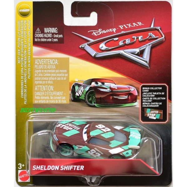 Disney Cars 3 Next-Gen Piston Cup Racers Sheldon Shifter