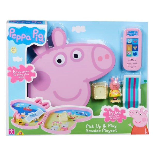 Peppa Pig - Pick Up and Play Seaside Legesæt