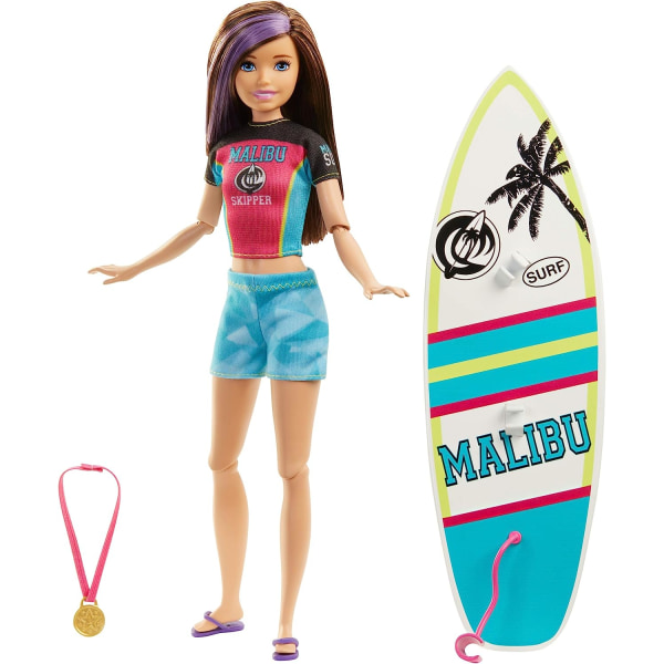 Barbie Adventures Skipper Surf Doll
