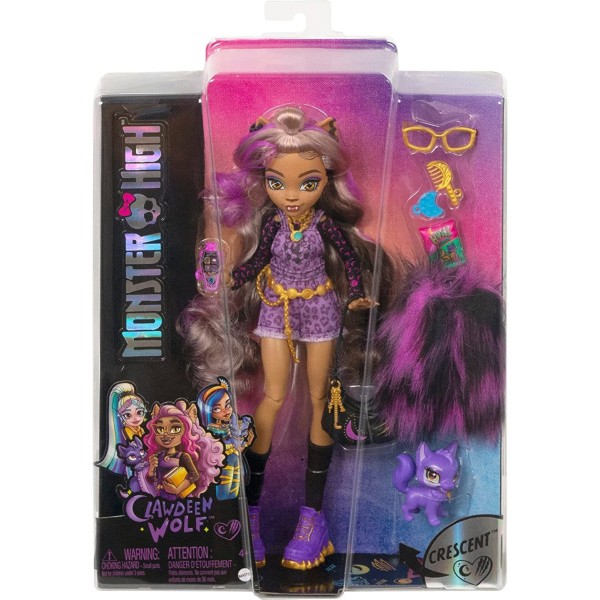 Monster High Clawdeen Wolf Doll With Pet 2022
