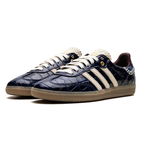 Samba OG Wales Bonner Navy Croc Casual sportskor 36