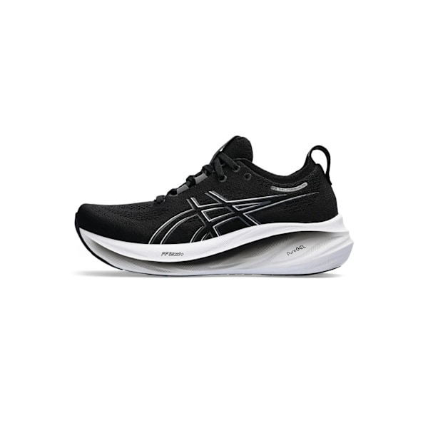 ASICS Gel-Nimbus 26 BLACK/GRAPHITE GREY Originala maratonlöparskor för män och kvinnor 38