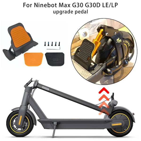 Monorim MFP fotstöd pedal för Segway Ninebot Scooter Max G30