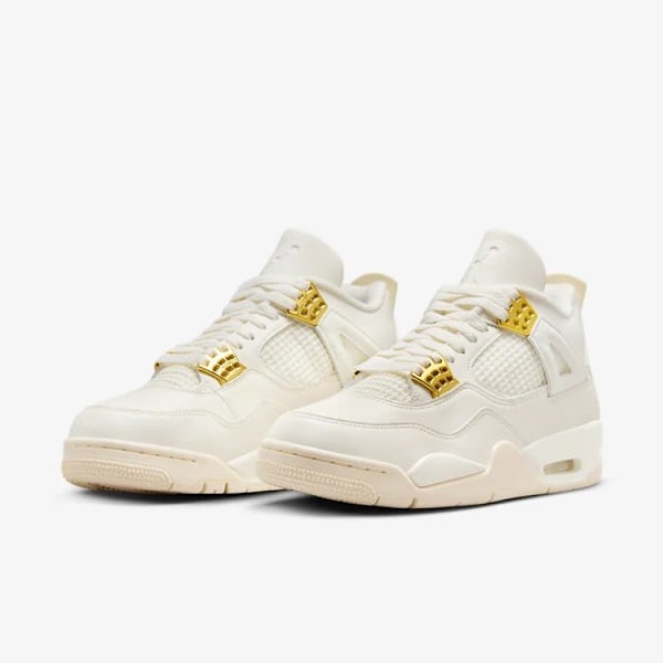 Air Jordans 4 Retro 'Metallic Gold Original AJ4 Sneakers 42.5