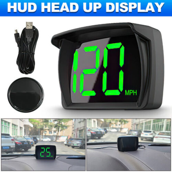 GPS Hastighetsmätare Bil HUD Head Up Display MPH Sunshine Hood