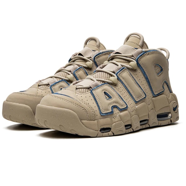 Air More Uptempo 'Limestone  för Män och Kvinnor Original Sneakers 42