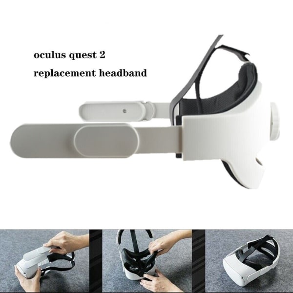 VR Headset Pannband för Oculus Quest 2 Elite Head Strap
