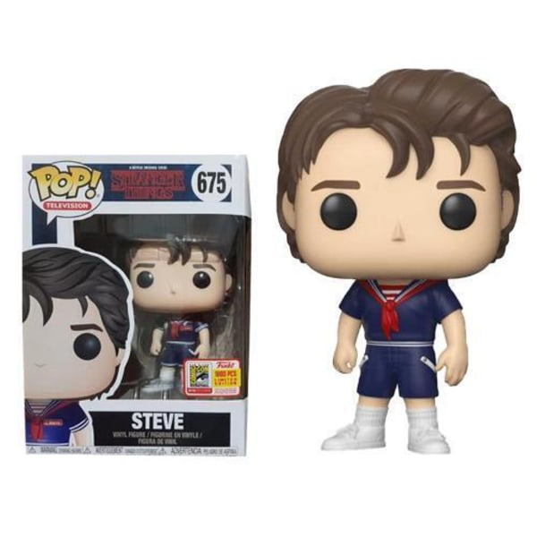 Ny Funko Pop! Eddie med gitarr Stranger Things Vinylmodellleksak 675 Steve