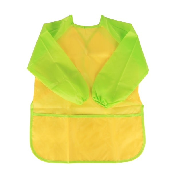 Barnförkläde Förkläde för 3 till 6 år Ritning Matlagning Yellow