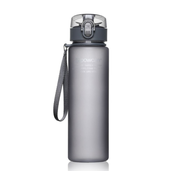 400/560 ml BPA-fri vattenflaska utomhussportvattenflaska Grey 560ml