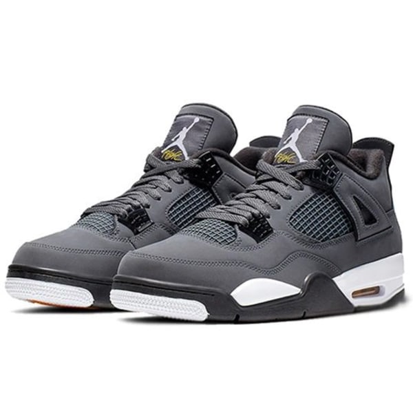 Air Jordans 4 Retro 'Cool Grey' 2019   för Män och Kvinnor Original AJ4 Sneakers 43