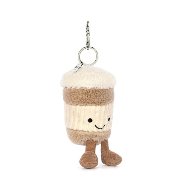 Amuseables Coffee-To-Go Bag Charm serien plyschleksaker