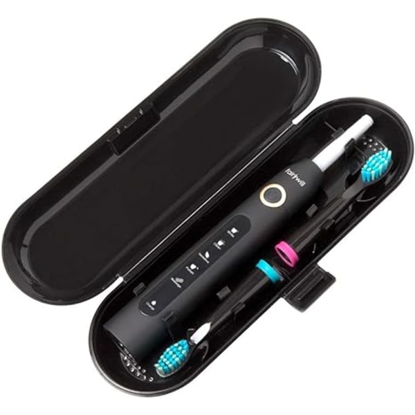 Elektrisk tandborste i plast case för Fairywill/TEETHEORY/Seago/Dnsly Series Sonic elektrisk tandborste, vit Black