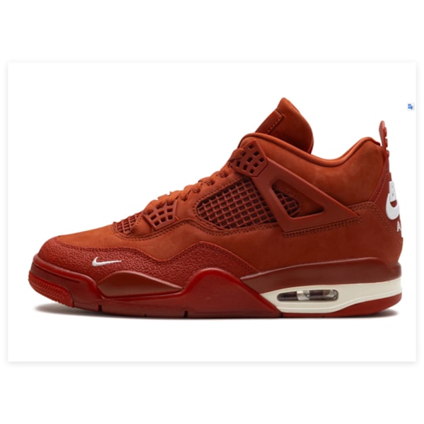 Air Jordans 4 SP x Nigel Sylvester Brick By Brick  för Män och Kvinnor Original AJ4 Sneakers 43