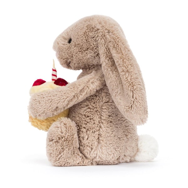 Bashful Beige Bunny 'Birthday'  Jellycat-serien plyschleksaker