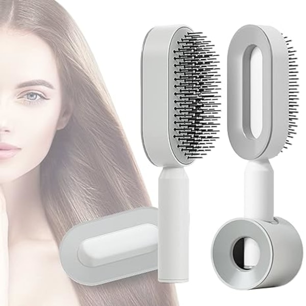Självrengörande borste rengör håravfall med en cCBck 3D luftkuddemassageborste
