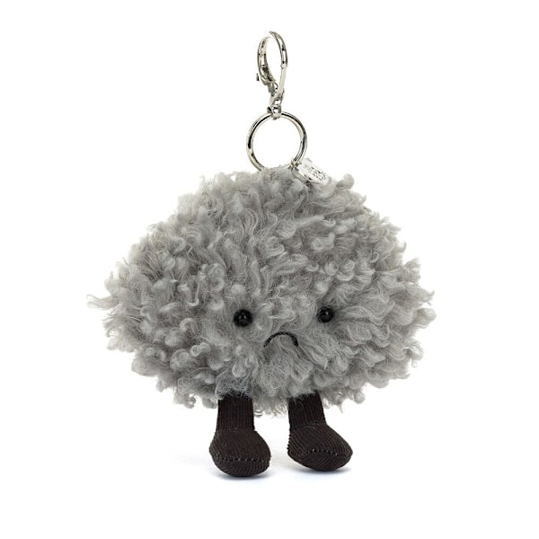 Amuseables Storm Cloud Bag Charm 11cm Jellycat-serien plyschleksaker