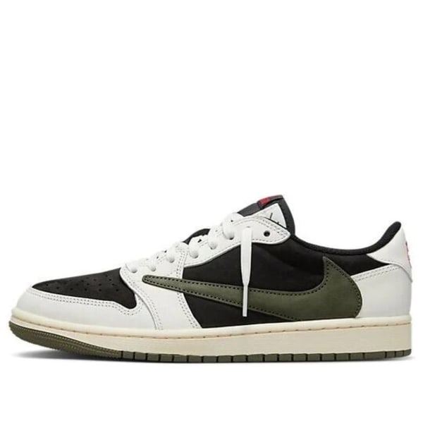 (WMNS) Air Jordans 1 Retro Low OG SP 'Travis Scott Medium Olive' AJ1 Shoes 46