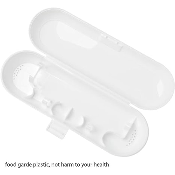 Elektrisk tandborste i plast case för Fairywill/TEETHEORY/Seago/Dnsly Series Sonic elektrisk tandborste, vit White