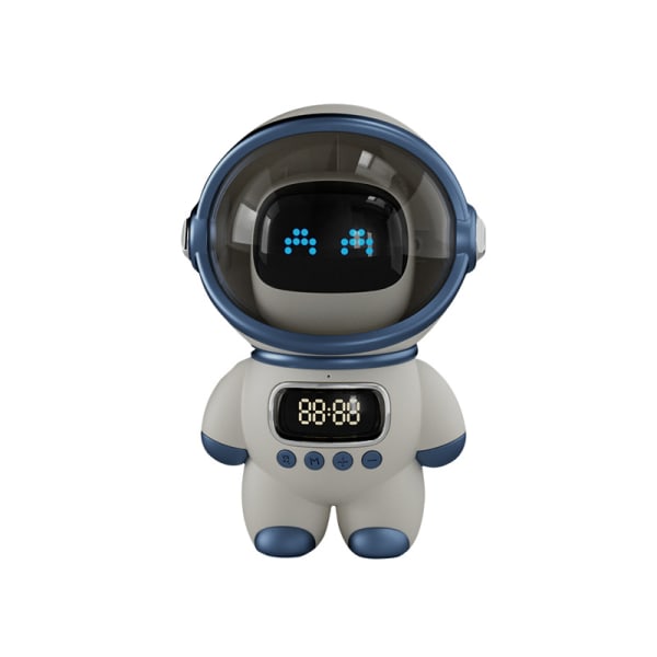 Bluetooth högtalare astronautformad 360 graders surroundljudshögtalare White