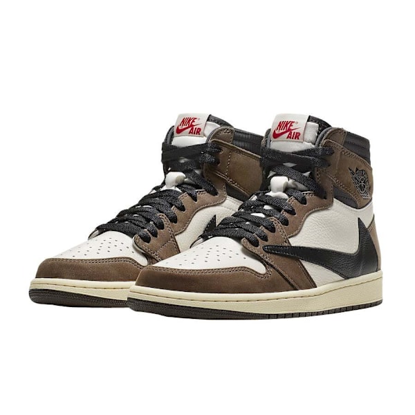 Travis Scott x Air Jordans 1 Retro High OG 'Mocha'AJ1 Retro Basketball Shoes 36.5