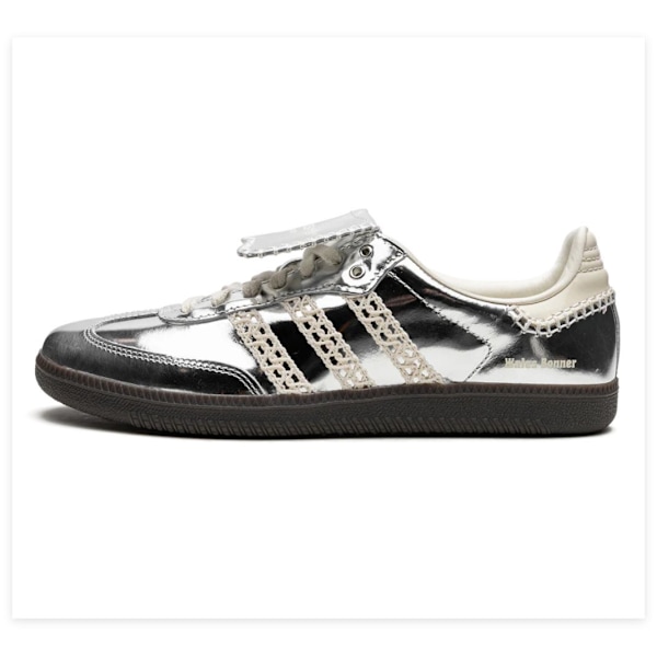 Wales Bonner Samba 'Silver Metallic Gum Casual sportskor 38.5