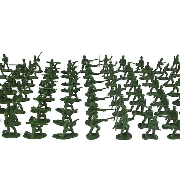 200 st plast militära soldater figurer modell set c21a | Fyndiq