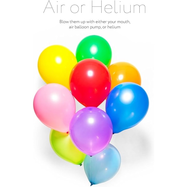 Ballong 12-tums förtjockad färgglad latex dekoration för barnfödelsedagsfest Colour mixture