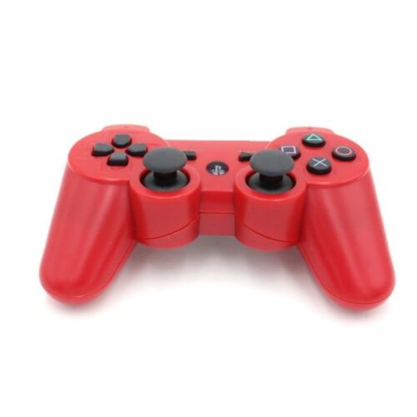 För PS3 Wireless DualShock 3 Controller Joystick GamePad Red