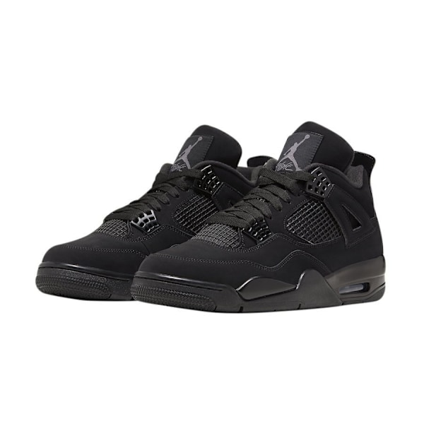 Air Jordans 4 Retro Black Cat  Män och Kvinnor Original AJ4 Sneakers 36.5
