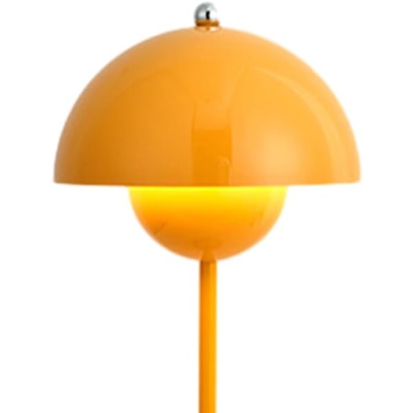 Sovrumssvampbordslampa Svampnattljus Modernt nattljus Yellow