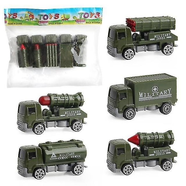 Militära lastbilar Billeksak Minilastbilsmodell Leksaker för barn  Samlingar|Diecasts och leksaksfordon 4971 | Fyndiq