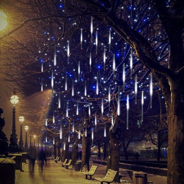 Julbelysning utomhus träd snöfall LED droppande istappar e23b | Fyndiq