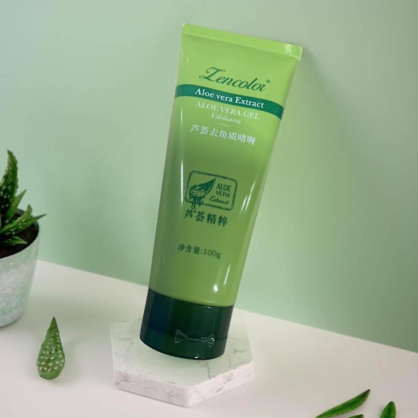 Aloe-kuorintageeli puhdistaa kasvot syvällisesti, hellävarainen kuorinta kasvoille ja vartalolle 100 ml