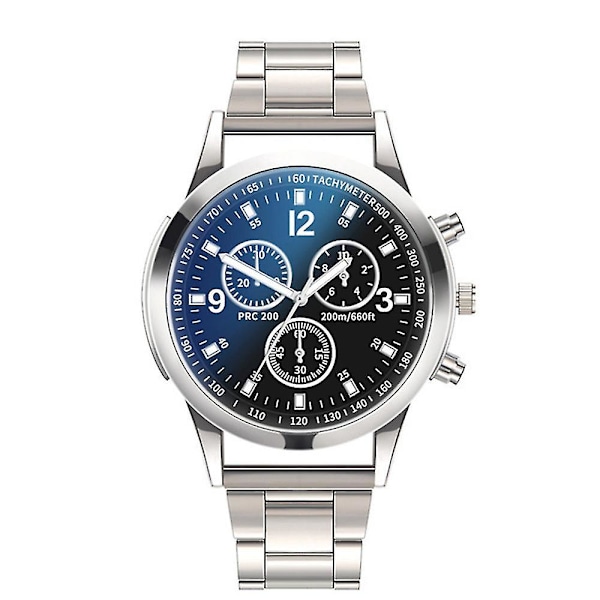 Herreur Business Analog Quartz Ur - Klassisk Casual Rustfrit Stål Rem Armbåndsur