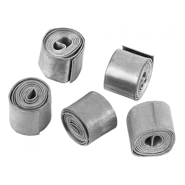 1,4cm*0,6mm 5 ruller blyplate for fiskeentusiaster 1.4cm*0.6mm