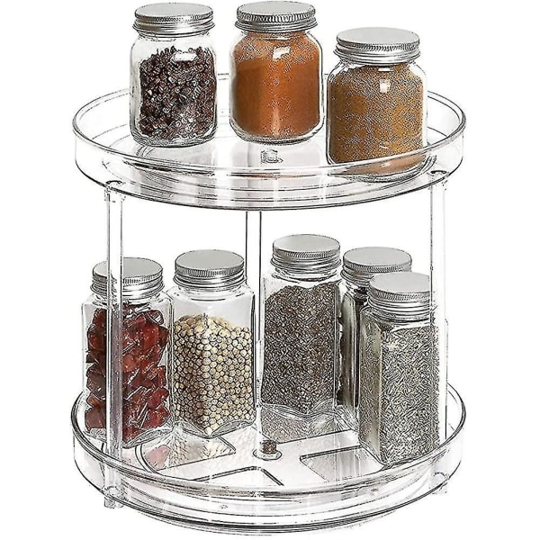 Kjøkkenhylle, Kjøkkenorganisering, Roterende Krydderhylle For Salt Og Pepper