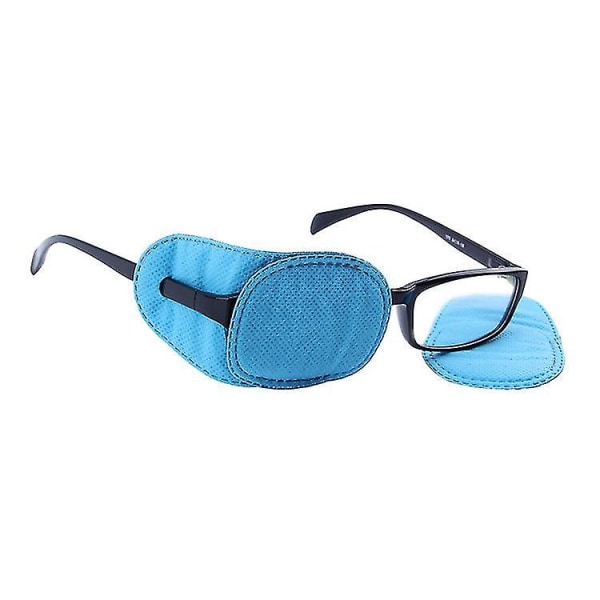 3 par ögonmasker för barn Amblyopia Eye Training Cover(blå) blue