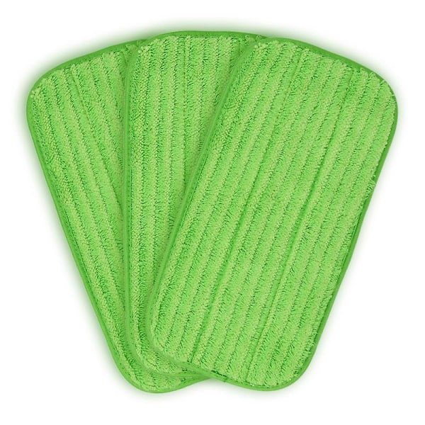 3 Pieces to Fit Swiffer Sweeper Reusable Dust Mop Cloth 12" Fiber Cleaning Pad