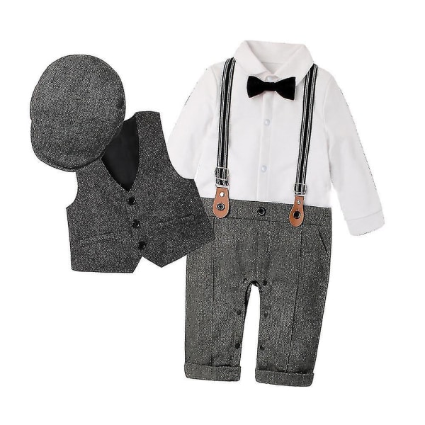 Kostym för baby grey 100cm