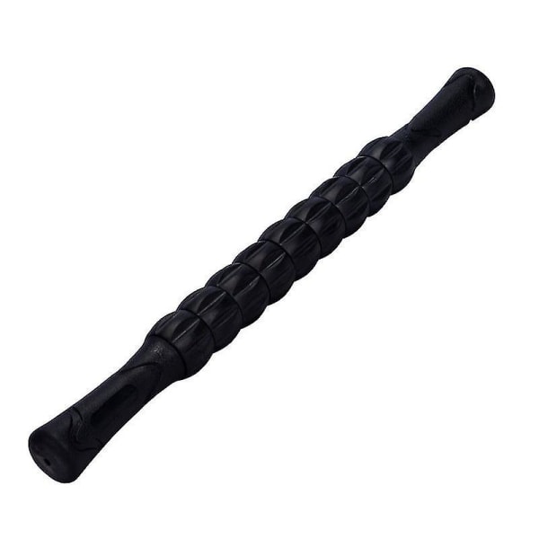 Massage Stick Roller för djup vävnad med 360 gears muskel roller Stick för lindring Smärta Massage Sår kramper (svart) Black
