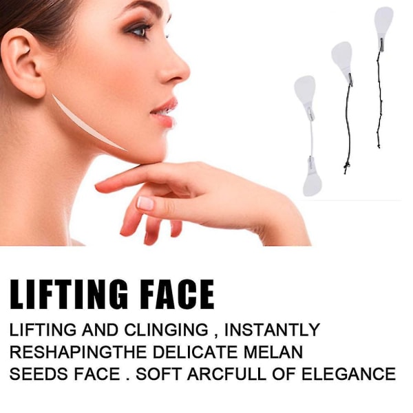 40st V-face Sticker Osynlig Sticker Lift Chin Tape Face Slim Tools för att stramar upp huden och eliminerar rynkor 40PCS