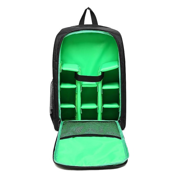Vattentät ryggsäck för kameror (grön) green