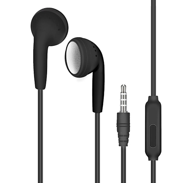 Trådbundna Hörlurar med 3,5 mm Kontakt Trådbundna Öronproppar Inbyggd Mikrofon Bärbar Headset med Mikrofon för Xiaomi Huawei Hörlurar c01